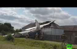 سقوط طائرة خفيفة على منزل في جمهورية الشيشان الروسية