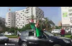 حشود جزائرية أمام إستاد القاهرة قبل نهائي كأس الأمم الأفريقية
