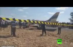 طائرة حربية ليبية تهبط اضطراريا في تونس