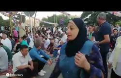 مئات البالونات لاحتفالات المصلين بمحيط مسجد الصديق بمساكن شيراتون