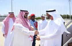 بالصور..نائب وزير الدفاع السعودي يستقبل ولي عهد أبوظبي في جدة