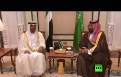 ولي العهد السعودي يستقبل نظيره الإماراتي في مكة