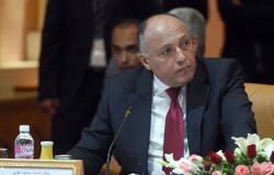 وزير الخارجية المصري يلتقي رئيس المجلس السيادي السوداني