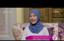 السفيرة عزيزة - مريم النجدي تعبر عن سعادتها بتكريمها من الرئيس السيسي بالمؤتمر السابع الشباب