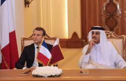 في نفس اليوم... أمير قطر ورئيس وزراء السودان يلتقيان ماكرون
