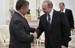 قمة مرتقبة بين الرئيس الروسي والعاهل الأردني