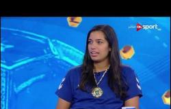 "مريم أسامة" لاعبة كرة اليد توجه رسالة لوزير الشباب والرياضة