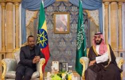 رئيس وزراء إثيوبيا يبحث أوضاع المنطقة مع ولي العهد السعودي..هاتفياً