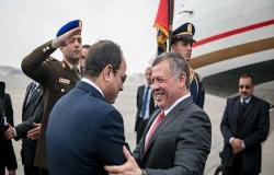 الملك عبدالله يصل إلى القاهرة