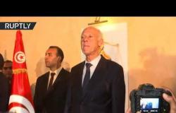 كلمة قيس سعيد بعد الإعلان عن فوزه  في الانتخابات الرئاسية التونسية