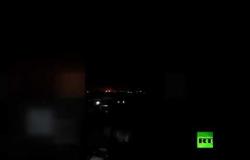 بالفيديو .. انفجار كدس عتاد حربي جنوبي بغداد