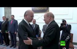 الرئيس العراقي يستقبل وزير الخارجية الفرنسي في بغداد