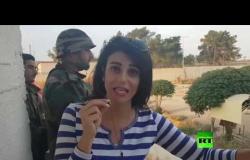 الجيش السوري على الحدود السورية التركية بعين العرب