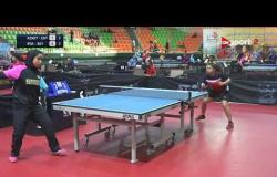 مباراة كينزي VS رقى (1-3) - بطولة مصرالدولية لتنس الطاولة