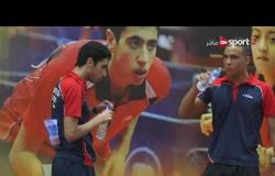 مباراة قبل النهائي لزوجي الناشئين تحت 18 سنة - مروان وأحمد ضد عمر إيهاب وعمرو محفوظ