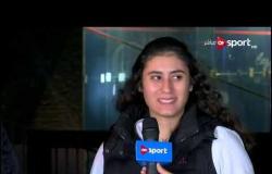 نور الشربيني: هانيا الحمامي ستكون من أهم لاعبات الإسكواش