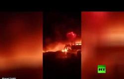 مصر.. 6 قتلى جراء حريق هائل في أنبوب لنقل النفط
