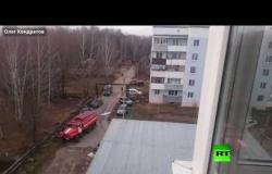 تحطم طائرة عسكرية مسيرة قرب منزل سكني في مدينة ريازان الروسية