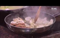 من مطبخ أسامة | طريقة عمل لحم بيكاتا مع مكرونة