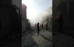 بالفيديو : اشتباكات عنيفة بريف إدلب تزامنا مع غارات روسية