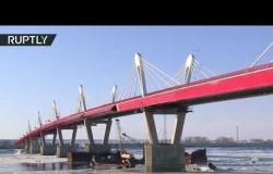 استكمال بناء أول جسر لطريق سريع يربط روسيا بالصين