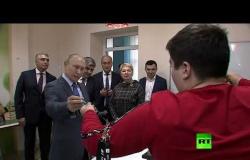 شاب من جمهورية قبردين بلقار يقدم للرئيس بوتين مشروع محطة طاقة كهرمائية نقالة