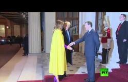 شاهد.. زعماء دول الناتو يصلون قصر بوكهنغام للقاء ملكة بريطانيا اليزبيث الثانية