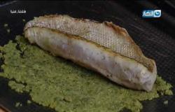 لعشاق الأكلات البحرية.. أسهل وأسرع طريقة لعمل سمك قاروص بالريحان
