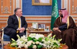 ولي العهد السعودي يناقش التطورات الأخيرة مع وزير الخارجية الأمريكي