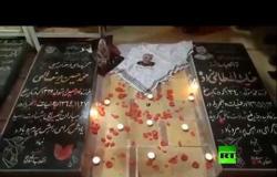 فيديو لمثوى سليماني الأخير في إيران
