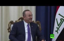 برهم صالح يستقبل وزير الخارجية التركي في بغداد