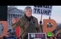 مسيرات في الولايات المتحدة احتجاجا على الحرب ضد إيران
