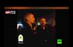 وسائل إعلام إيرانية تنشر فيديو للسفير البريطان ي بين المحتجين