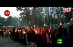 مظاهرة بالشموع في سريلانكا تنديدا باغتيال قاسم سليماني