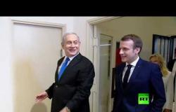 ماكرون يلتقي نتنياهو في إسرائيل