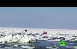 إنقاذ 250 صيادا من ورطة الأسر الجليدي