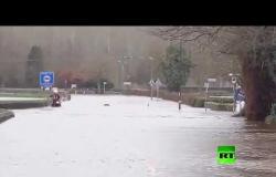 "دينيس" تسبب فيضانات في مناطق مختلفة من بريطانيا