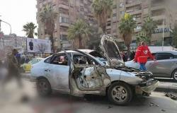 سانا: جرح 5 أشخاص بانفجار عبوة ناسفة بسيارة في دمشق