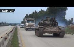 تعزيزات عسكرية سورية تتجه نحو إدلب