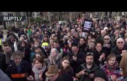 مظاهرة في لندن دعما لمؤسس موقع "ويكيليكس" جوليان أسانج