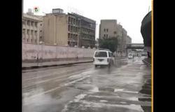 أمطار غزيرة في محيط جامعة القاهرة