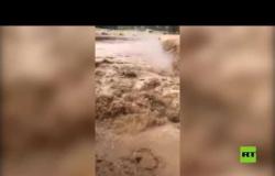 فيضانات في مدينة الموصل بالعراق