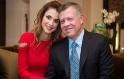 الملكة رانيا للملك عبد الله الثاني"كم احنا محظوظين بقيادتك"
