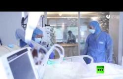 فيديو من داخل وحدة العناية المركزة لمصابي كورونا في مستشفى بباريس