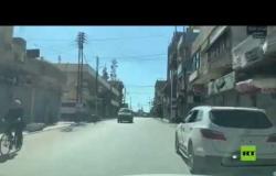 شوارع خالية في المربع الأمني للحكومة السورية بالقامشلي