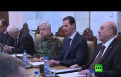 شاهد.. الرئيس السوري بشار الأسد يستقبل وزير الدفاع الروسي سيرغي شويغو