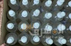 ضبط كحول وكمامات مجهولة المصدر ب3 صيدليات في شبرا الخيمة