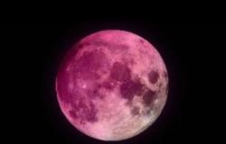 مباشر.. القمر الوردي العملاق في سماء روما