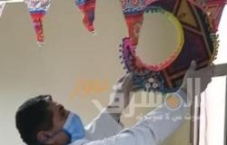 مستشفى أطفال المنصورة تتزين بزينة رمضان وتوزع فوانيس على المرضى