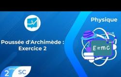 2ème Sciences | Physique | Poussée d'Archimède : Exercice 2